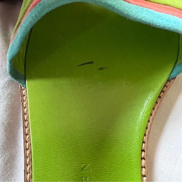 RALPH LAUREN Suede sandals. Sz 11B. NWOT. - Picture 4 of 6